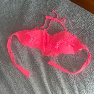 Hot pink swim top